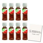 8 Mini Tajin Classic Seasoning with Lime, Chili & Salt – with Free Recipe Card – Vegan, Gluten-Free, Mexican Chili Pocket-Sized for Travel, Perfect for Fruits, Snacks, Cocktails