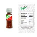 8 Mini Tajin Classic Seasoning with Lime, Chili & Salt – with Free Recipe Card – Vegan, Gluten-Free, Mexican Chili Pocket-Sized for Travel, Perfect for Fruits, Snacks, Cocktails