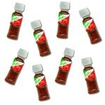 8 Mini Tajin Classic Seasoning with Lime, Chili & Salt – with Free Recipe Card – Vegan, Gluten-Free, Mexican Chili Pocket-Sized for Travel, Perfect for Fruits, Snacks, Cocktails