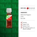 8 Mini Tajin Classic Seasoning with Lime, Chili & Salt – with Free Recipe Card – Vegan, Gluten-Free, Mexican Chili Pocket-Sized for Travel, Perfect for Fruits, Snacks, Cocktails