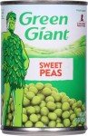 Green Giant Sweet Peas, 15 oz (Pack of 3)