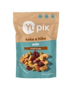 Yupik Take A Hike Mix, 7 Oz, Gluten-Free, Non-GMO, Energizing Snack, Sweet & Salty Trail Mix, Crunchy Nuts, Dried Fruits, Dried Mulberries, Roasted Cashews, Pistachios, Pumpkin Seeds