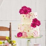 Rsstarxi 9 Pack Roses Artificial Flowers Cake Topper DIY Artificial Roses Cake Decorations for Bridal Shower Birthday Wedding Anniversary Party Decorations Pink 2