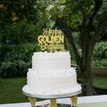 1 PCS Happy Golden Birthday Cake Topper Gold Glitter Birthday Cake Pick 1/13/16/18/21/30/40/60/70/80/90th/ Birthday Cake Decorations for Celebrating 50th Birthday Anniversary Theme Party Supplies