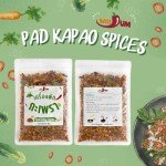 UNCLEJUM Pad-Kapao Dried Spices Mixed (Holy Basil, Chili, and Garlic) For Stir Fry, Thai Food Easy to Cook, Thai holy basil pad kaprao seasoning 30g (1)