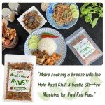 UNCLEJUM Pad-Kapao Dried Spices Mixed (Holy Basil, Chili, and Garlic) For Stir Fry, Thai Food Easy to Cook, Thai holy basil pad kaprao seasoning 30g (1)