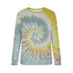 Tops for Womens T Shirt Western Aztec Ethnic Print Blouse Long Sleeve Crewneck Loose Fit Shirts Tunic Tee Long Sleeve Blouse for Women Crewneck Fall Sweaters Long Sleeve Tshirts