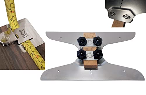 Professional Stair Tread Template Tool Jig, Reusable Angle Finder Plus Corners Clamp Holder Precision Measuring clip, Carpenter Tool Suitable for Stairs, Risers, Shelfs, Cabinets and Partitions Layout