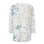 Summer Graphic tees for Women Womens Blouses 3/4 Sleeve Graphic t Shirts Summer Shirts for Women 2024 Trendy Summer Shirts for Women Tshirts Shirts for Women Womens Graphic tees