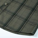 HJINGSUN Cargo Shirts for Men Lapel Button Down Tactical Shirt with Two Pockets Plus Size Long Sleeve Hiking Fishing Tops (Za3-Green,X-Large)