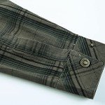 HJINGSUN Cargo Shirts for Men Lapel Button Down Tactical Shirt with Two Pockets Plus Size Long Sleeve Hiking Fishing Tops (Za3-Green,X-Large)