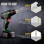 Gifts for Men, 6Pcs Titanium Damaged Screw Extractor Set - Remover for Stripped Head Screws Nuts & Bolts Drill Bit Tools for Easy Removal of Rusty & Broken Hardware High Speed Steel Superb Gift (Gold)