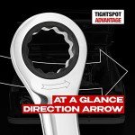 Jaeger 5/16 Inch TIGHTSPOT Ratchet Wrench with 90-Tooth Ratcheting Precision and Hardened, Polished Steel for Projects with Tight Spaces