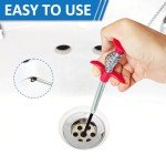 Drain Snake Hair Drain Clog Remover Tool, Sink Drain Cleaner for Toilet Sewer Shower Kitchen Bathroom Tub Clogged Drains Opener Cleaning Tool (63 Inch)
