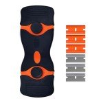 Razor Blade Scraper Tool Double Edged Razor Scraper with Metal & Plastic Blades 6pcs Sticker Remover for Paint Adhesive Label Caulk Electric Cooktop Gas Cooktop Induction Cooktop Stove Top