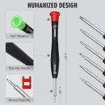 STREBITO Precision Screwdriver Set, 15 in 1 Computer Screwdriver Kit with P5 Pentalobe T5H T6H T8H PH000 Y2.5, Small Repair Tool Kit for PC, MacBook Pro & Air, Laptop and Electronic