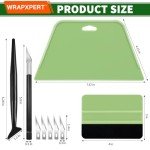 WRAPXPERT Wallpaper Tools Kit,Smoothing Tools for Apply Peel and Sticker Wallpaper,Contact Paper Vinyl Film Backsplash Tile