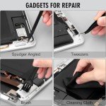 STREBITO Precision Screwdriver Set, 15 in 1 Computer Screwdriver Kit with P5 Pentalobe T5H T6H T8H PH000 Y2.5, Small Repair Tool Kit for PC, MacBook Pro & Air, Laptop and Electronic