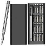 Gastbest Multi Bit Magnetic Screwdriver Set Upgrade 24 In 1 Small Magnetic Screwriver Kit, Multi-purpose Repair Tool with Premium Quality Case for iPhone,iPad, Computer,Laptop