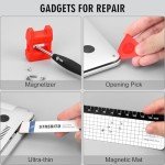 STREBITO Precision Screwdriver Set, 15 in 1 Computer Screwdriver Kit with P5 Pentalobe T5H T6H T8H PH000 Y2.5, Small Repair Tool Kit for PC, MacBook Pro & Air, Laptop and Electronic