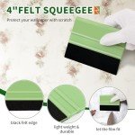 WRAPXPERT Wallpaper Tools Kit,Smoothing Tools for Apply Peel and Sticker Wallpaper,Contact Paper Vinyl Film Backsplash Tile