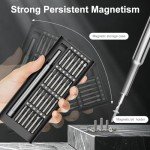 Gastbest Multi Bit Magnetic Screwdriver Set Upgrade 24 In 1 Small Magnetic Screwriver Kit, Multi-purpose Repair Tool with Premium Quality Case for iPhone,iPad, Computer,Laptop