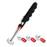 TOP MAGNETS Telescoping Magnetic Pickup Tool with 30LB,40LB,60LB, Magnet Stick Extendable up to 30in, Magnetic pickup tool with Three Removable Magnetic Head for Picking up Metal Tools, Great Gifts.