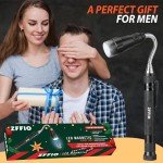 Gifts for Men Stocking Stuffers for Adults Christmas - Magnetic Flashlight Pickup Tool White Elephant Gifts for Adults Gifts for Men Who Have Everything Tools Him Dad Ideas Teens Husband Boyfriend