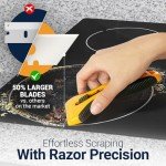 Razor Blade Scraper Tool With 15 Extra Blades - Razor Scraper Tool for Glass, Glass Stove Top Scraper, Scraper Tool Kitchen, Paint Scraper Tool, Glass Scraper, Window Scraper, Scraper For Cleaning