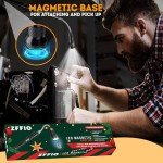Gifts for Men Stocking Stuffers for Adults Christmas - Magnetic Flashlight Pickup Tool White Elephant Gifts for Adults Gifts for Men Who Have Everything Tools Him Dad Ideas Teens Husband Boyfriend