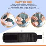 Gifts for Men Stocking Stuffers for Adults Christmas - Magnetic Wristband for Holding Screws White Elephant Gifts for Adults Gifts for Men Who Have Everything Tools Dad Ideas Teens Husband Boyfriend