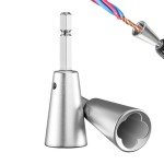 MXCOIRTP Wire Twister Tool for Drill, 2024 Upgrades Drill Wire Twister Connector, Wire Nut Twister for Drill 6mm Hex Shank Profession Electricians Tool for Electrical Power Drill, 2pcs