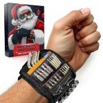 Gifts for Men Stocking Stuffers for Adults Christmas - Magnetic Wristband for Holding Screws White Elephant Gifts for Adults Gifts for Men Who Have Everything Tools Dad Ideas Teens Husband Boyfriend