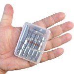 MORETOPGOOD 9PCS 1/4 Hex to 1/4 Socket Adapter Set, Impact Driver Power Tool Replacement Part Adapter for Drill Driver Socket Driver Electric and Pneumatic Drill, Automotive DIY