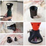 TorSor 2 Pack Rotary Tool Guide Router Attachement Locator Positioner with Depth Gauge for Cutting Carving Engraving Grinding Milling Cutter Electric Drill Bits Routering Tool Project Woodworking