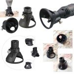 TorSor 2 Pack Rotary Tool Guide Router Attachement Locator Positioner with Depth Gauge for Cutting Carving Engraving Grinding Milling Cutter Electric Drill Bits Routering Tool Project Woodworking