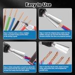 MXCOIRTP Wire Twister Tool for Drill, 2024 Upgrades Drill Wire Twister Connector, Wire Nut Twister for Drill 6mm Hex Shank Profession Electricians Tool for Electrical Power Drill, 2pcs