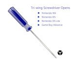 EXSEK Gamebit Screwdriver Kit Tri-Wing Screwdriver 3.8mm 4.5mm Gamebit Screwdrivers Gameboy Screwdriver Security Bit For SNES NES N64 GameCube Sega Game Cartridge Console Repair Tool