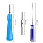 EXSEK Gamebit Screwdriver Kit Tri-Wing Screwdriver 3.8mm 4.5mm Gamebit Screwdrivers Gameboy Screwdriver Security Bit For SNES NES N64 GameCube Sega Game Cartridge Console Repair Tool