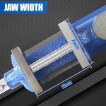 COGNATIVE Mini Table Clamp, 2" blue, Small Bench Vise, Upgraded cast steel manufacturing Jewelers Hobby Clamps Craft Repair Tool Portable Work Bench Vise (Mini)