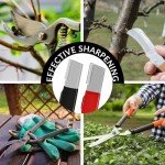 4 Pack Garden Tool Blade Sharpener Portable Blade Sharpener for Axe Machete Hedge Shears Scissors Hatchets Loppers and Pocket Knife Sharpener