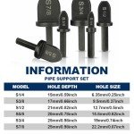 Swaging Tool Drill Bit Set, 2024 New HVAC Repairing Set Air Conditioner Copper Pipe Reamer, Manual Pipe Swage Tool Drill Bit Soft Copper tubing 1/4''， 3/8''，1/2''， 5/8''，3/4''，7/8'' Bits Set (1)