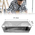 LIVREO Adjustable Angle & Arc Marking Tool - Dual-Purpose Metal Scriber for Square & Round Pipes, Ideal for Metalworking, Welding, Engineering, and Construction (Small Size 20-65)