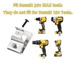 N268241 N086039 （6pack）Stainless Steel Drill Tool Clips Hook Kit with Screws Compatible with Dewalt 20V Power Tools for DCD980, DCD985, DCD980L2, DCD985L2