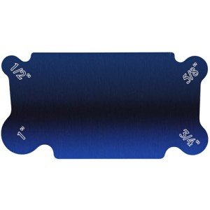 Curved Cabinet Scraper Cards, Card Scraper Woodworking, Robust Steel Edge Design, Wood Scraper for Woodworking, Juice Groove Card Scraper, Multi Use Woodworking Tools, Blue