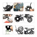 20 in 1 Bicycle Shape Multitool, Every Day Carry Pocket Tool, Multi-Functional Keychain Tool, Outdoor Portable Multitool, Multitool Card, Unique Gifts For Kids And Bike Lovers