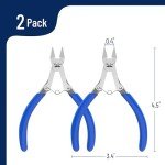 Mr. Pen- Wire Cutter, 5 Inch, 2 Pack, Wire Cutters, Diagonal Wire Cutters, Flush Cutter, Nippers, Side Cutters, Flush Cutters, Diagonal Cutter, Cutting Pliers, Wire Pliers