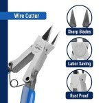 Mr. Pen- Wire Cutter, 5 Inch, 2 Pack, Wire Cutters, Diagonal Wire Cutters, Flush Cutter, Nippers, Side Cutters, Flush Cutters, Diagonal Cutter, Cutting Pliers, Wire Pliers