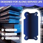 Curved Cabinet Scraper Cards, Card Scraper Woodworking, Robust Steel Edge Design, Wood Scraper for Woodworking, Juice Groove Card Scraper, Multi Use Woodworking Tools, Blue