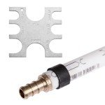 VIDABTE 23080 PEX Crimp Tool Go/No-Go Gauge, 3/8 Inch Plumbing Fittings for SharkBite, Pex Go No Go Gauge Crimper Crimping Crimp Tool